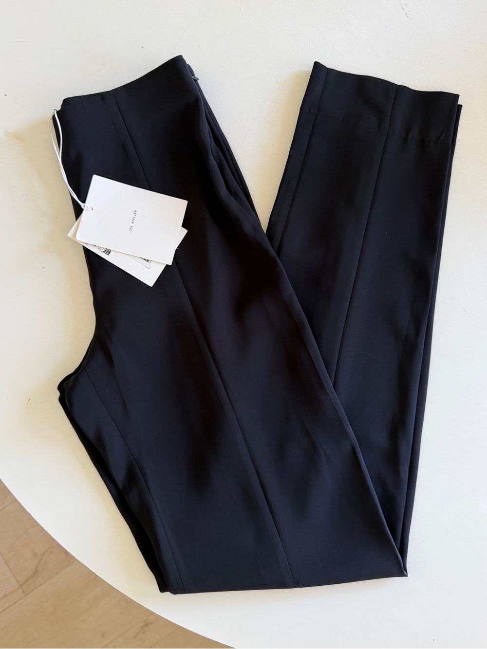 COS *NWT* Silk Blend Trousers in Black - 2